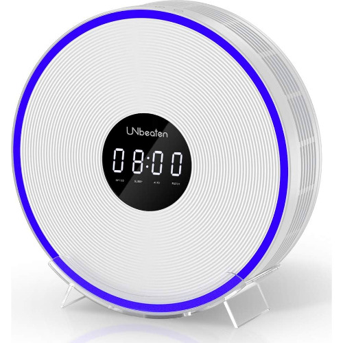 Purificator de aer Smart UNbeaten Ferris 360 cu filtru HEPA H13, Wi-Fi, Alb
