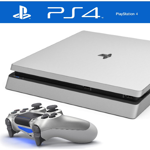 Consola SONY PlayStation 4 Slim 500 Gb, Silver Edition + Controllere Consola SONY PlayStation 4 Slim 500 Gb, Silver Edition + Controllere