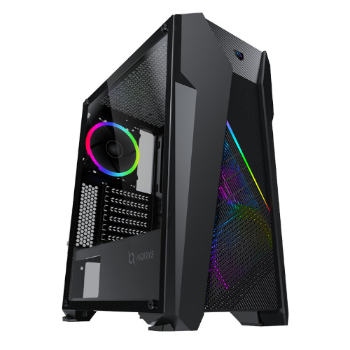 Sistem Desktop Gaming Aqirys Canopus, Procesor Intel Core i7-12700K 5.0GHz, 32 Gb RAM DDR5, SSD 1 Tb NVMe M.2, nVidia GeForce RTX 3060 12Gb, USB 3.2, DisplayPort, HDMI, Ethernet