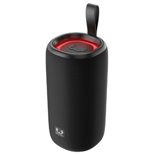 Boxa portabila Fresh'n Rebel Wireless Speaker XL, Bluetooth, Lumini LED, USB-C, Micro SD Slot, Negru