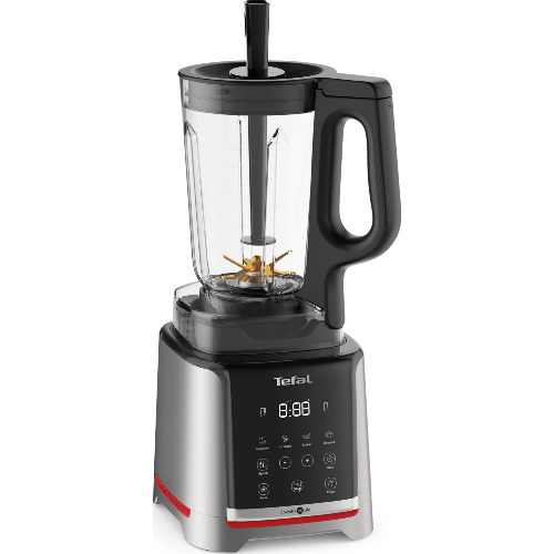 Blender Tefal InfinyMix Plus BL91HD31, 1600W, Capacitate 1,75L, 1 trepta viteza, Panou de comanda Digital, Argintiu/Negru