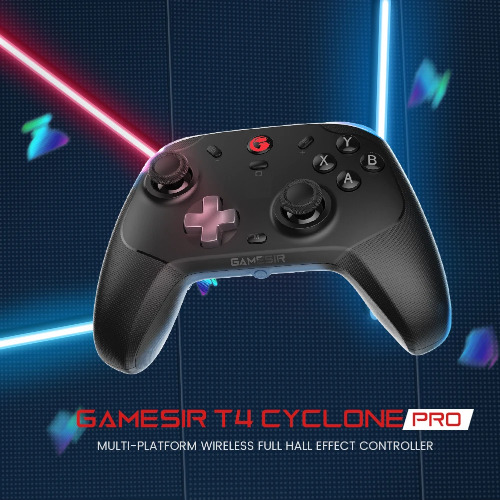 Controller wireless Gamesir T4 Cyclone Pro, compatibil PC/Switch/Android/iOS, Midnight
