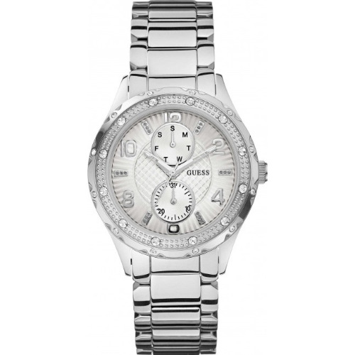 Ceas dama Guess W0442L1, 39 mm, Stainless Steel, Quartz, 3 ATM
