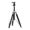 Trepied foto Travel PROMATE Precise-160, 160cm, 3 axe, Negru