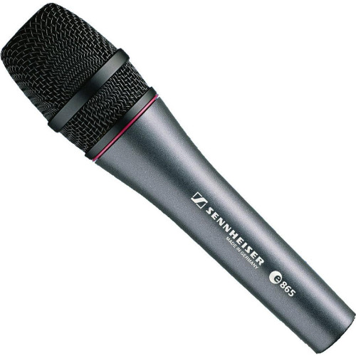 Microfon vocal cu fir Sennheiser E 865 S, 40 - 20,000 Hz, mono, Supercardioid, 311g, Negru