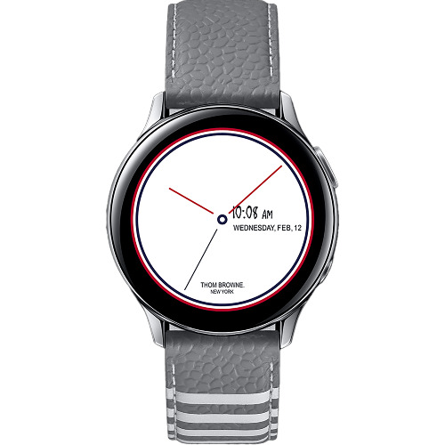 Samsung Galaxy Watch Active 2 40mm SM-R830, Stainless Steel Case, Bluetooth, Wi-Fi, GPS, Curea Thom Browne