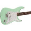 Chitara electrica Fender Tom DeLonge Stratocaster, 6 Corzi, Buton Volum, 21 Taste, Scala 647mm, Surf Green