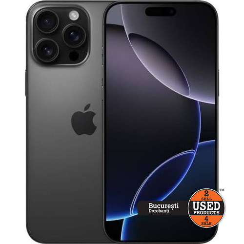 Apple iPhone 16 Pro, 128GB, 5G, Black Titanium
