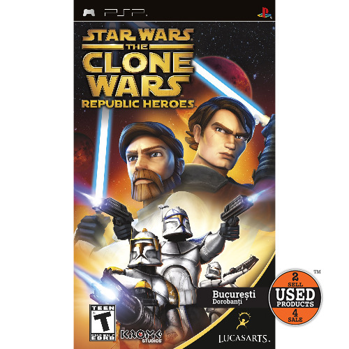 Star Wars The Clone Wars Republic Heroes - Joc PSP
