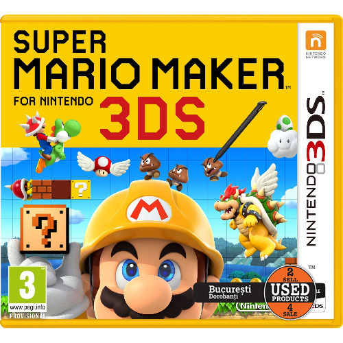 Super Mario Maker - Joc Nintendo 3DS
