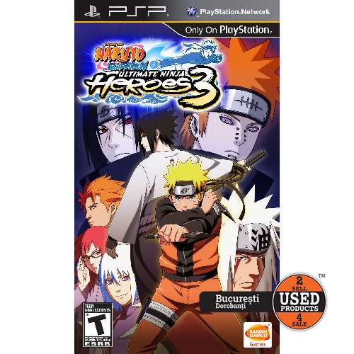 Naruto Shippuden Ultimate Ninja Heroes 3 - Joc PSP
