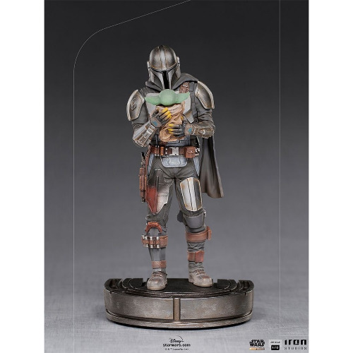 Figurina The Mandalorian - The Mandalorian and Grogu Art Scale 1/10, 31.5 cm
