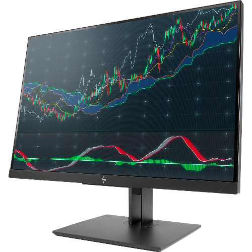 Monitor LED IPS HP Z24N G2, 24 inch, Full HD, WUXGA, 5 ms, 75 Hz, HDMI, Display Port, DVI-D , 3 x USB 3.0, 2 x USB-C, Negru
