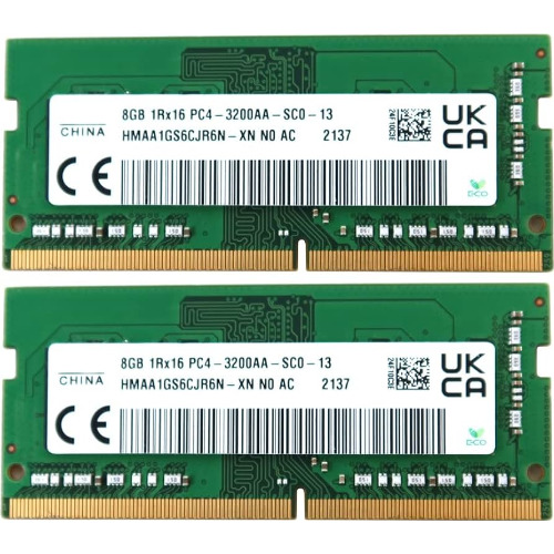 Kit Memorie Ram SKhynix 2 x 8GB, 3200Mhz, Latenta 13
