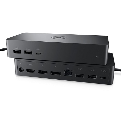 Docking Station Dell WD19S, Alimentator 130W, Video 4K, 2x DisplayPort, HDMI, USB-C 3.2, USB-A, Gigabit Ethernet RJ-45, Putere livrata 90W
