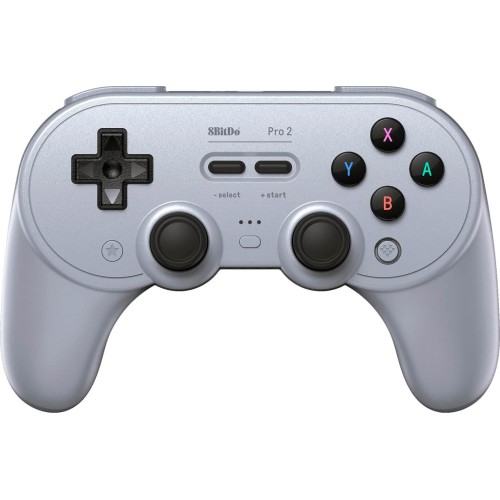 Controller Gaming 8BitDo Pro 2, Bluetooth, Compatibilitate cu platforme multiple, White
