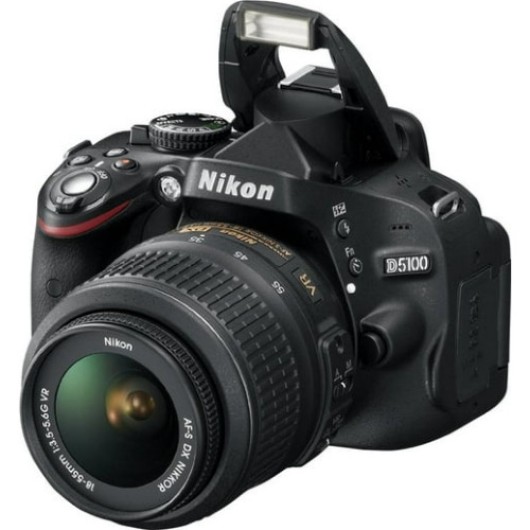 Aparat foto Nikon D5100 + Obiectiv DX AF-S 18-55mm 1:3.5-5.6G VR