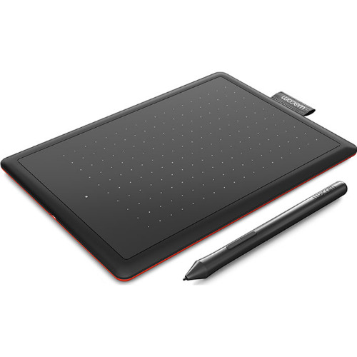 Tableta grafica ONE by Wacom CTL-472-S,Black/Red
