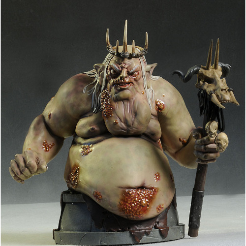 Figurina Lord Of The Rings 2013 Gentle Giant Goblin King Bust Limited, 23 cm
