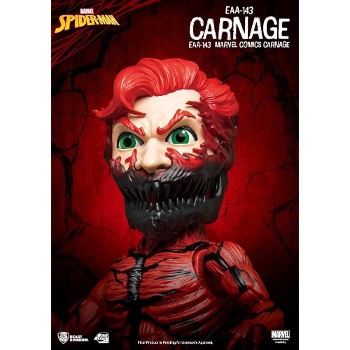 Figurina Beast Kingdom Marvel Comics: Carnage EAA-143 Egg Attack, Multicolor, 15 cm
