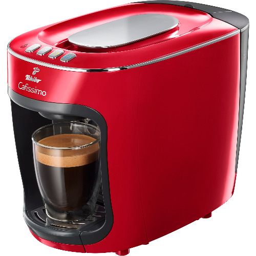 Espressor Tchibo Cafissimo Mini Salsa Red, 1500 W, 3 presiuni, 650 ml
