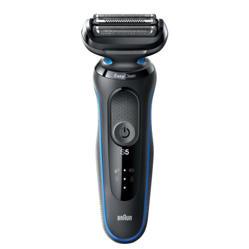 Aparat de ras electric Braun Series 5 51-B1200s Wet&Dry, AutoSense, Easy Clean, Easy Click, 3 elemente de taiere, Albastru/Negru  (Produs NOU!)

