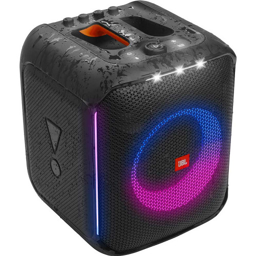 Boxa portabila JBL PartyBox Encore, 100W, Bluetooth, Jack 3.5mm, USB, Microfon wireless, Rezistenta la apa, Karaoke, Light show