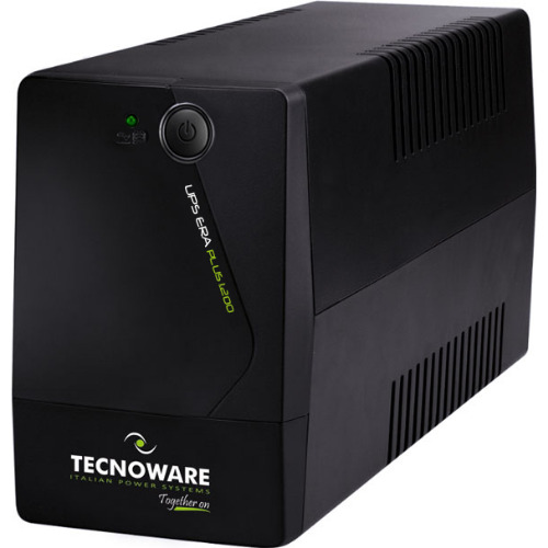 Unitate UPS TECNOWARE Era Plus, 1120W, 1600VA, Schuko, AVR, USB B, Together ON, Negru Unitate UPS TECNOWARE Era Plus, 1120W, 1600VA, Schuko, AVR, USB B, Together ON, Negru