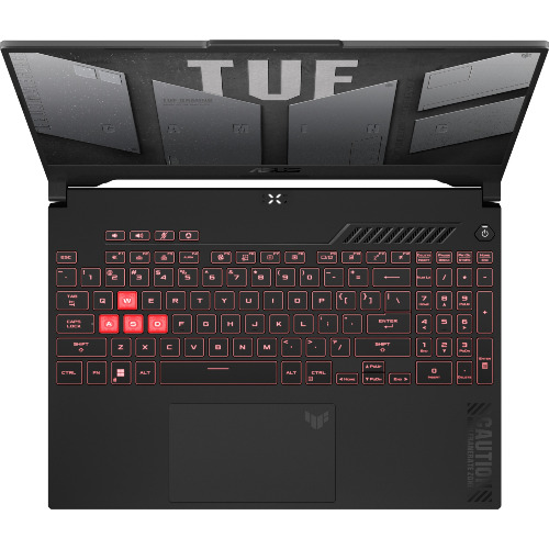 Laptop Gaming ASUS TUF A15 FA507NVR-LP005, Display 15.6 inch FHD 144 Hz, AMD Ryzen 7 7435HS 8-Core, 4.5GHz, 16 Gb RAM DDR5 4800MHz, SSD 512 Gb PCI Express M.2, nVidia GeForce RTX 4060 8 Gb, Wi-Fi 6, Dolby Atmos, HDMI, Ethernet, USB-C, Mecha Gray