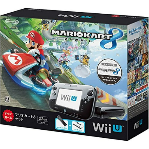 Consola Nintendo Wii U, 32Gb, Black, Mario Kart 8 Premium Pack
