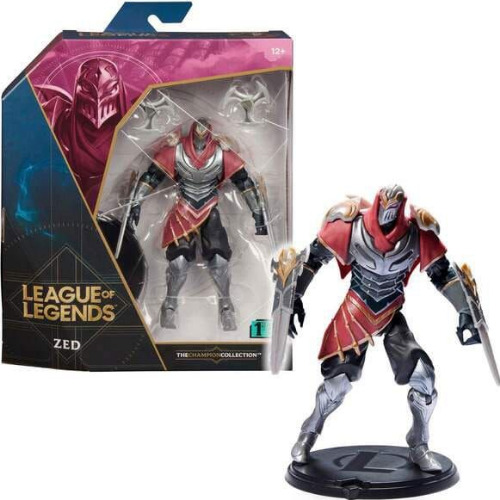 Figurina de actiune SpinMasters League of Legends - ZED, Marime 15cm