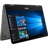 Laptop 2-in-1 ASUS ZenBook Flip UX461U, Display Tactil 14 inch FHD, Intel Core i7-8550U 4.0GHz, 8 Gb RAM LPDDR3 2133MHz, SSD 512 Gb, nVidia GeForce MX150 2 Gb, USB 3.0, USB-C, Micro SD Card Reader, HDMI, Slate Grey