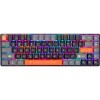 Tastatura Gaming Wireless mecanica Marvo KG902W, Bluetooth, RGB, USB-C, Layout INT, Negru