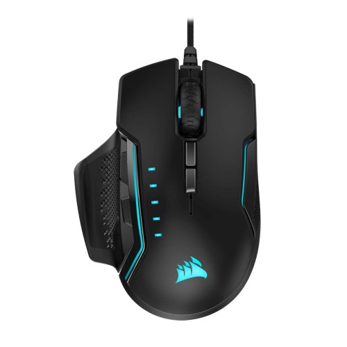 Mouse gaming Corsair Glaive PRO RGB, senzor optic 18000DPI, Negru
