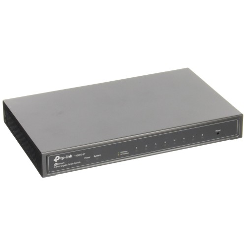 Switch Smart cu management JetStream Tp Link TL-SG2008, 8 Port Gigabit Smart Switch
