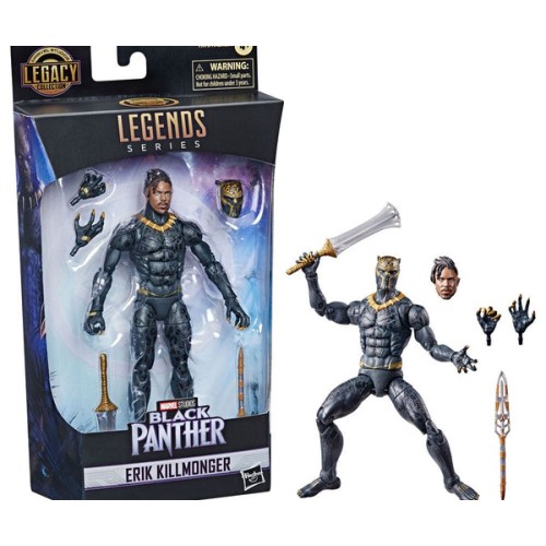 Figurina Colectie LEGENDS Series MARVEL Studios - Black Panther - Erik Killmonger, 15 CM (Produs NOU!)
