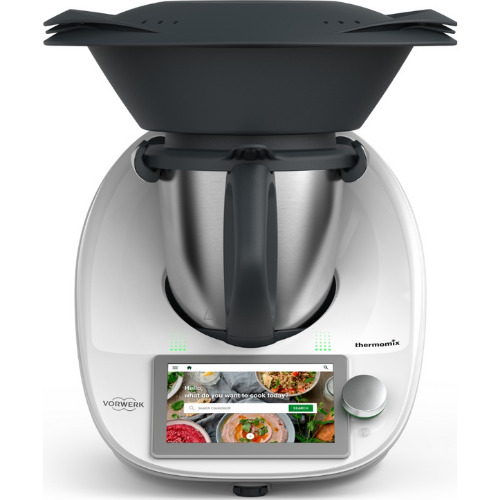 Robot de bucatarie Vorwerk Thermomix TM6 2024 cu accesorii, 20 functii, Ecran tactil, Black Edition
