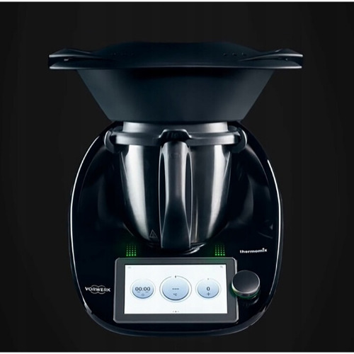 Robot de bucatarie Vorwerk Thermomix TM6 2024 cu accesorii, 20 functii, Ecran tactil, Black Edition
