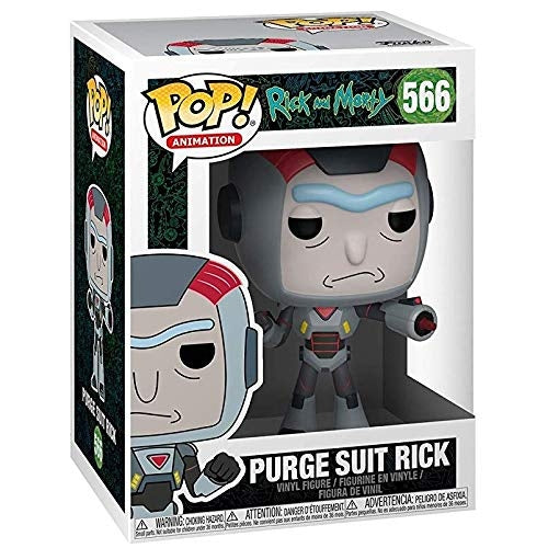 Figurina de vinil Funko POP! Rick And Morty Purge Suit Rick, 566
