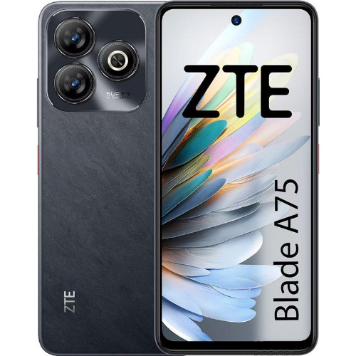 Telefon ZTE Blade A75, Dual SIM, 128GB, 4GB RAM, 4G, Basalt Black

