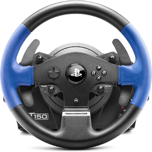 Volan Gaming Thrustmaster T150 Force Feedback PC,PS3,PS4, negru-albastru
