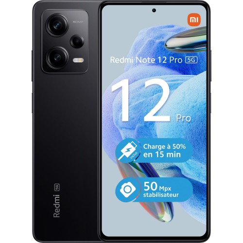 Xiaomi Redmi Note 12 PRO 5G 128Gb, Dual-Sim, Onyx Black
