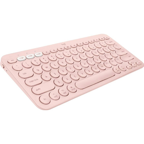 Tastatura Bluetooth Logitech K380, Multi-Device, Roz
