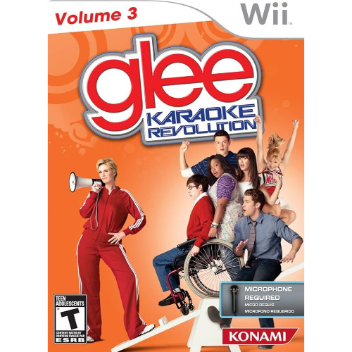 Karaoke Revolution Glee - Joc Nintendo WII(fara ambalaj original)
