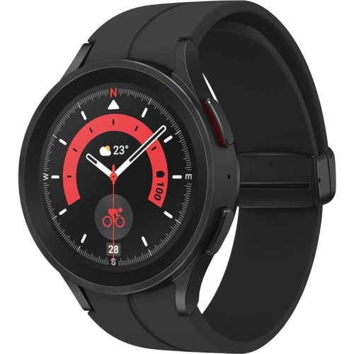 Smartwatch Samsung Galaxy Watch 5 Pro SM-R920, Bluetooth 5.2, Carcasa Titan, 45mm, Waterproof 5ATM, Gray Titanium
