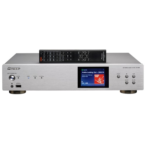 Network Audio Player Pioneer N-50, Telecomanda, Argintiu
