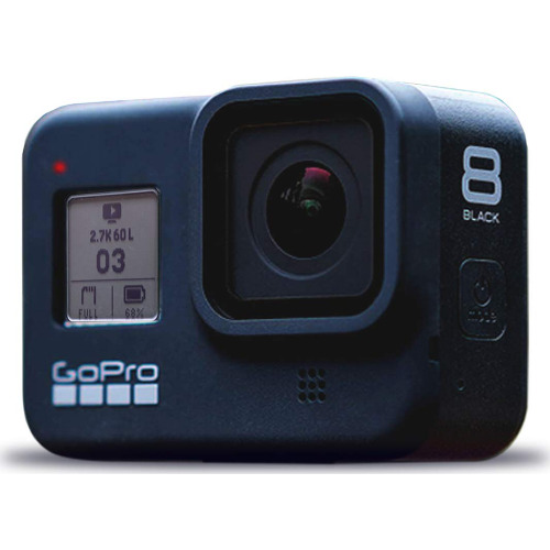 Camera Actiune GoPRO Hero 8 Black, 4K, WiFi, GPS + Incarcator dublu GoPro H10B + Kit Aventura
