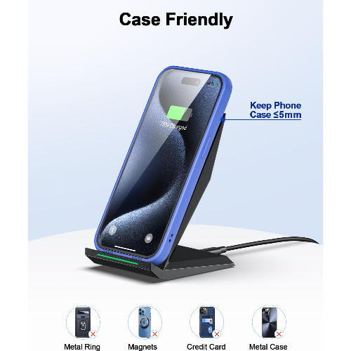 Incarcator Wireless Fast Charge 15W Nanami M220
 Incarcator Wireless Fast Charge 15W Nanami M220