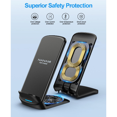 Incarcator Wireless Fast Charge Nanami A800
 Incarcator Wireless Fast Charge Nanami A800