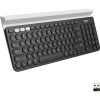 Tastatura wireless multi-device Logitech K780, Layout INT, Gri/Negru